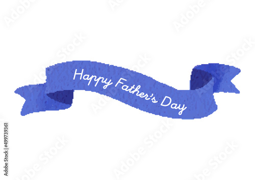 リボン状の父の日ロゴ