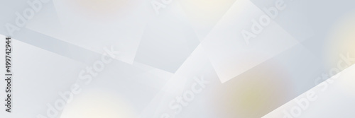 Abstract white and gold luxury banner background. Vector abstract graphic design banner pattern background template.