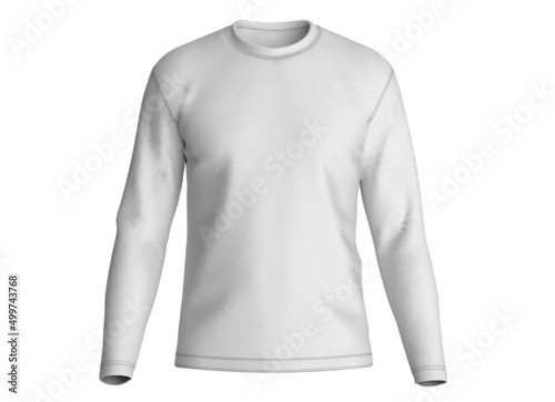 Men's long Sleeve Shirt Front Style © Engine Studio
