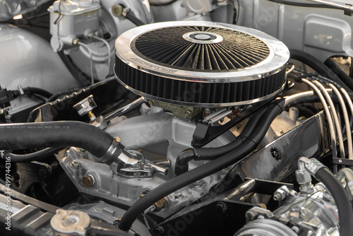 my mates car engine exposed