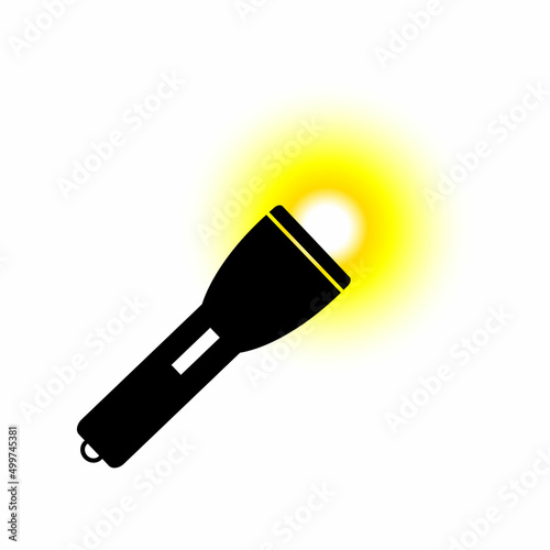 Flashlight design for your icon and illustration