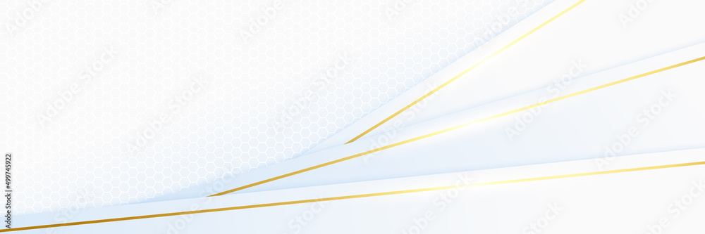 Abstract luxury light blue white and gold banner background. Vector abstract graphic design banner pattern background illustration template. Abstract luxury light blue white and gold banner background. Vector abstract graphic design banner pattern background illustration template.