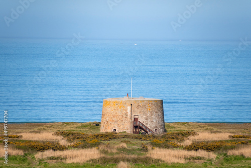 Fototapeta Naklejka Na Ścianę i Meble -  A coastal German fort in Jersey, Channel Islands