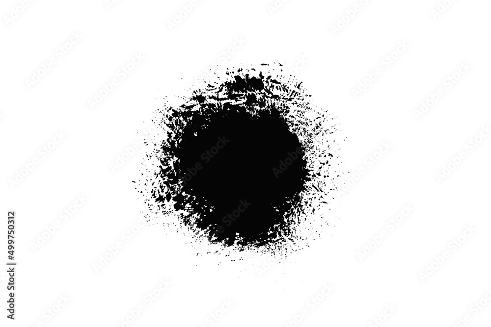 black stroke of paint isolated on white background black stroke of paint isolated on white background