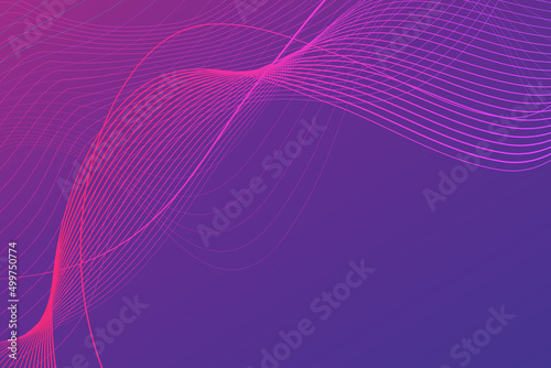 abstract background using pink waves. The background is dominated by blue with a slight gradient of pink and has a landscape size