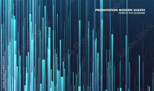 Lines composed of glowing background