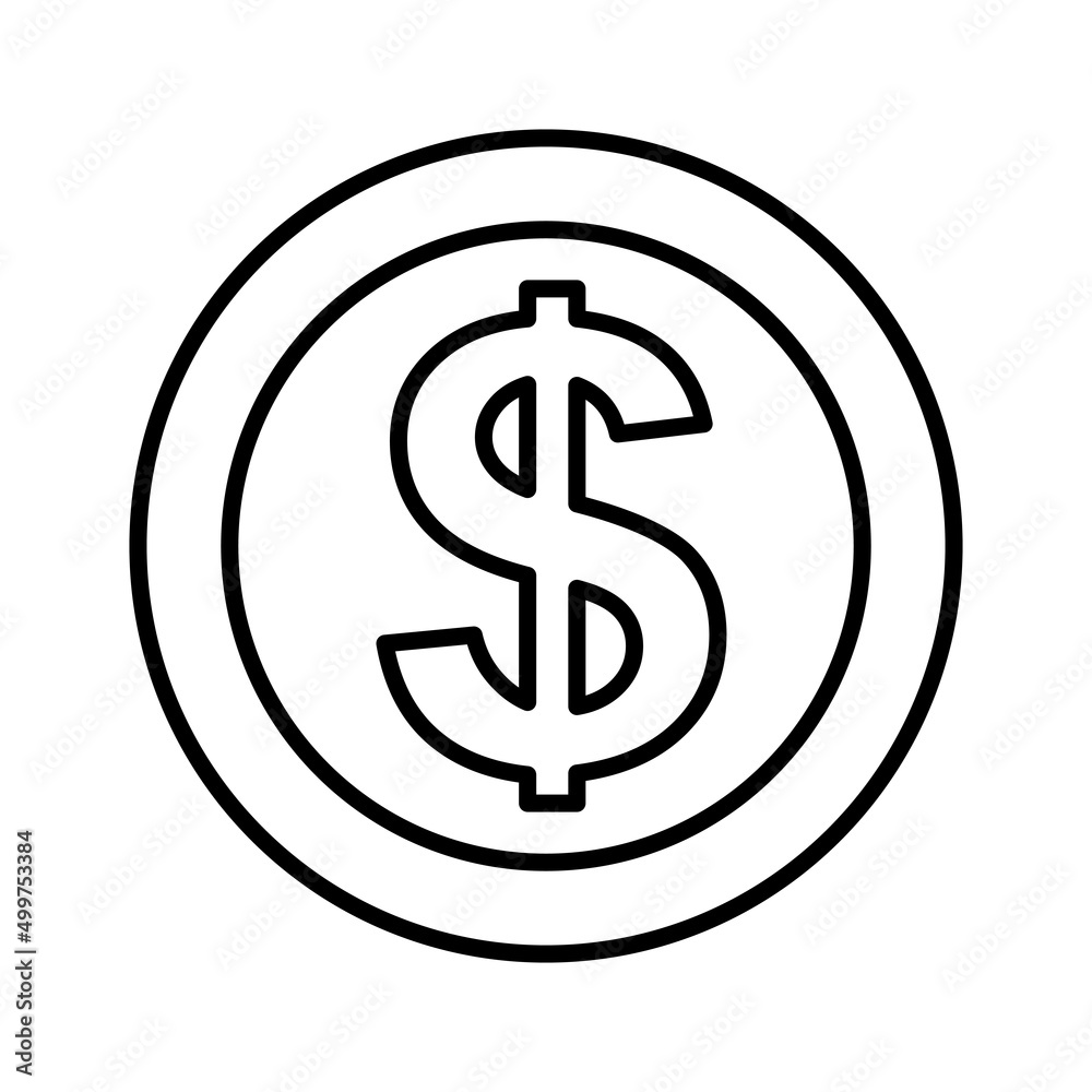 Icon dollar sign Casino Slot Machine line, editable stroke. Gambling symbol, object. Vector illustration Icon dollar sign Casino Slot Machine line, editable stroke. Gambling symbol, object. Vector illustration