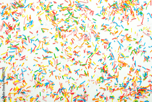 Sweer sugar prinkles background. Sugar prinkles backdrop.
