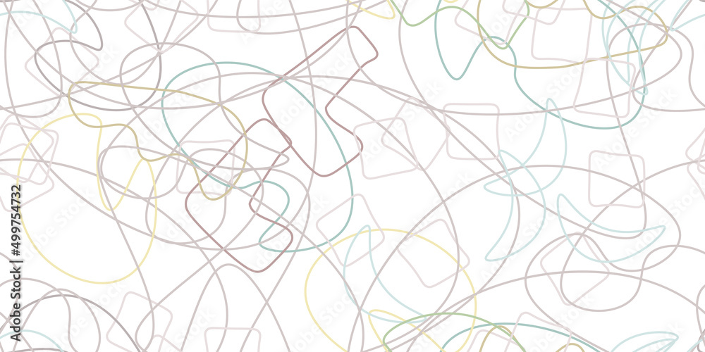 Chaotic Simple Seamless Pattern Textile One Line Chaotic Simple Seamless Pattern Textile One Line