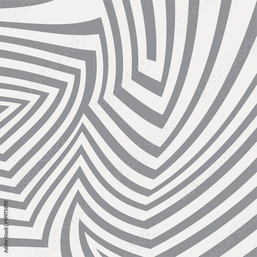 Abstract background with gradient illusion line pattern