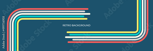 retro vintage 70s style stripes background poster lines. shapes vector design graphic 1970s retro background. abstract stylish 70s era line. vector illustration