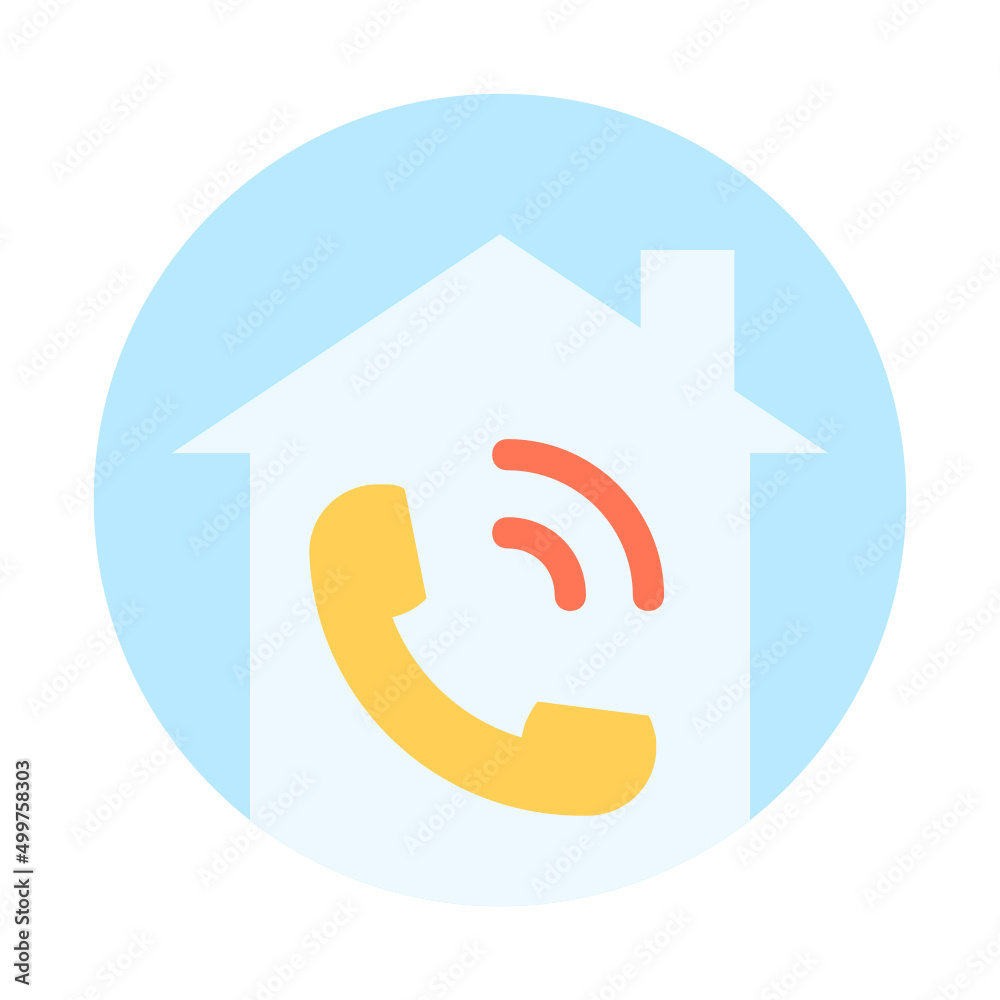 Call , Home Office flat icon. Call , Home Office flat icon.