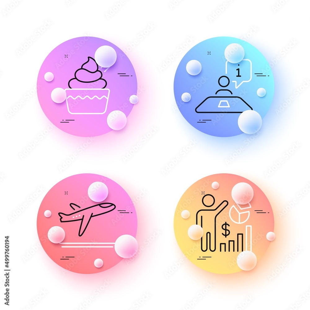 Departure plane, Seo statistics and Interview minimal line icons. 3d spheres or balls buttons. Ice cream icons. For web, application, printing. Airport transport, Analytics chart, Job meeting. Vector Departure plane, Seo statistics and Interview minimal line icons. 3d spheres or balls buttons. Ice cream icons. For web, application, printing. Airport transport, Analytics chart, Job meeting. Vector