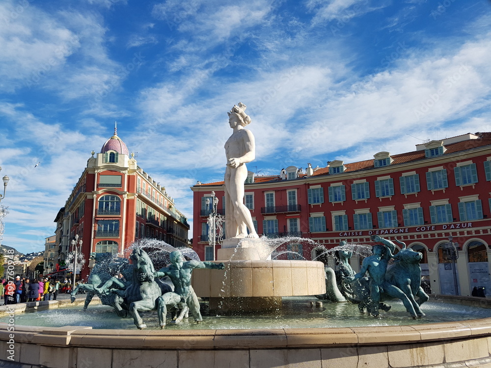 Fototapeta premium 이탈리아 비엔나에서 가장 유명한 분수