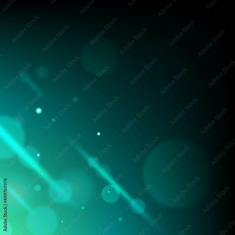 Neon Cyan Blue Bokeh Background, Diagonally Right Neon Cyan Blue Bokeh Background, Diagonally Right