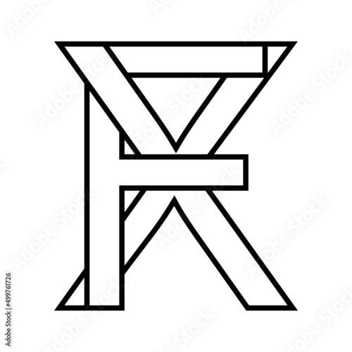 Logo sign, fx xf icon nft f...