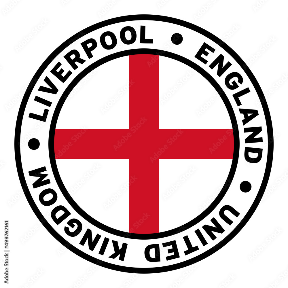 Round Liverpool England United Kingdom Flag Clipart Round Liverpool England United Kingdom Flag Clipart