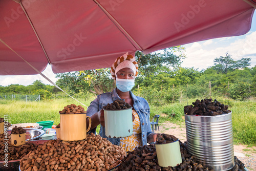 african street vendor photo