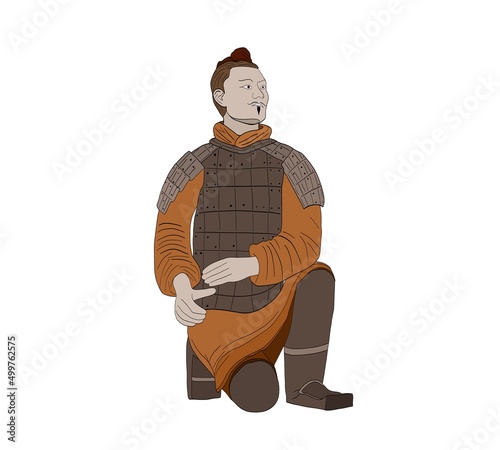 Qin warriors of the Terracotta Army, ancient chinese soldier painting, Terracotta warriors, qin shi huang emperor, historical site