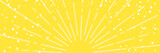 サンバーストの集中線背景（黄色）