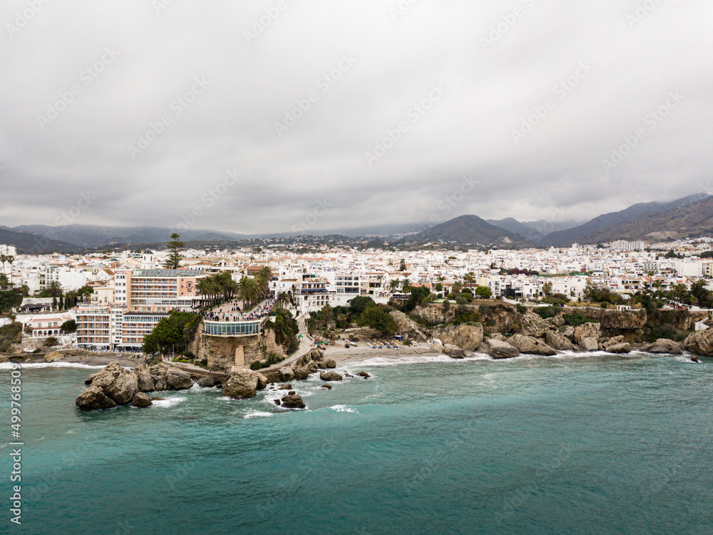 View of the coastline in Freja, Spain