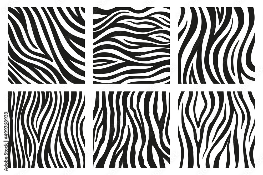 Black stripes on the skin of a zebra for decoration graphics - obrazy, fototapety, plakaty 