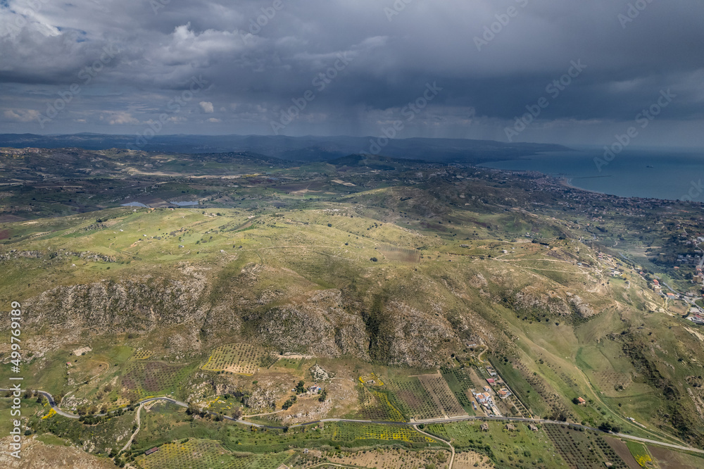landscape in region country, Sicilia