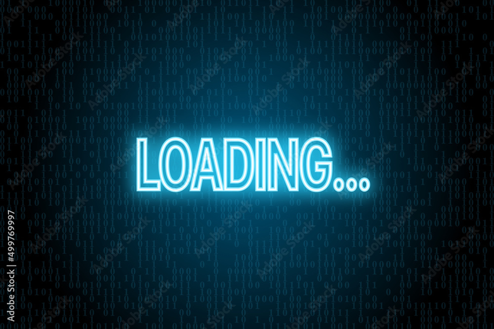 Data loading buffering icon background Data loading buffering icon background