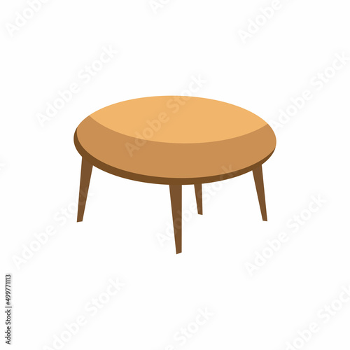 Table vector logo icon object background illustration
