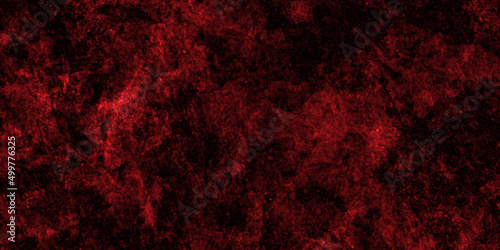Red marble texture and background for design, dark red glowing blue neon watercolor on black paper illustration, Abstract red background vintage grunge texture, blood Dark Wall Texture Background. 