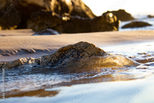 Rock on a beach