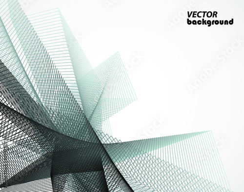 Abstract line structure background   vector illustration