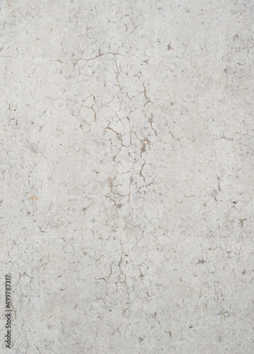 White cracked concrete