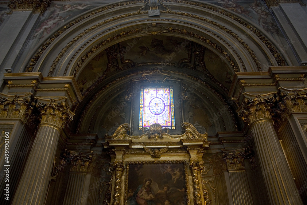 Interior of Church of Madonna Galliera and of San Filippo Neri in Bologna