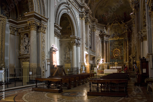 Interior of Church of Madonna Galliera and of San Filippo Neri in Bologna