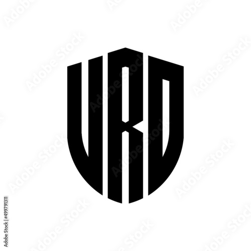 VRO letter logo design. VRO modern letter logo with black background. VRO creative  letter logo. simple and modern letter logo. vector logo modern alphabet font overlap style. Initial letters VRO  photo