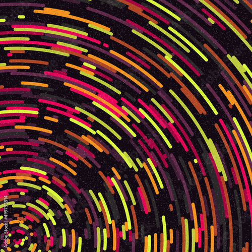 Wallpaper Mural Colorful Universe Distribution Computational Generative Art background illustration Torontodigital.ca