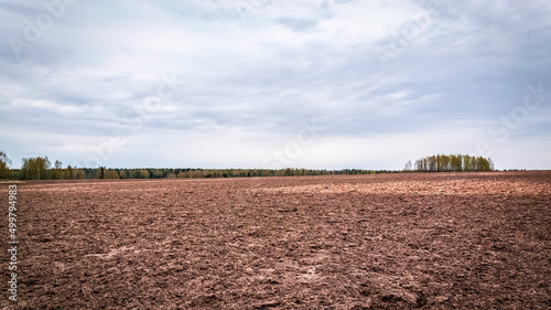 plowed land, arable land photo