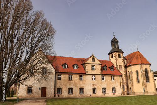 Morschen an der Fulda  Ehemaliges Kloster Haydau  heutiges Rathaus 