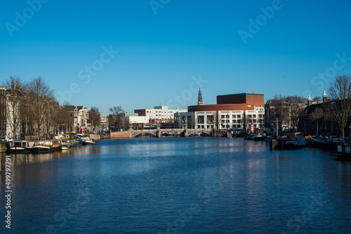 Amsterdam streets and canals in spring  © Alena Petrachkova