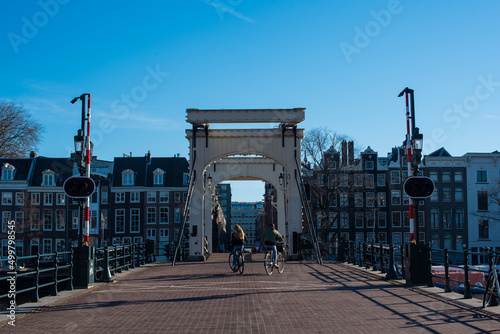 Photography two girls on the bridge
