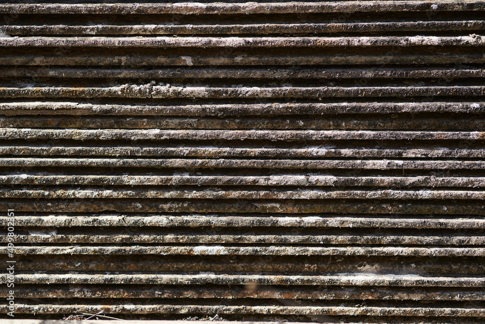 toxic waste with asbestos from piled-up asbestos sheets toxic waste with asbestos from piled-up asbestos sheets