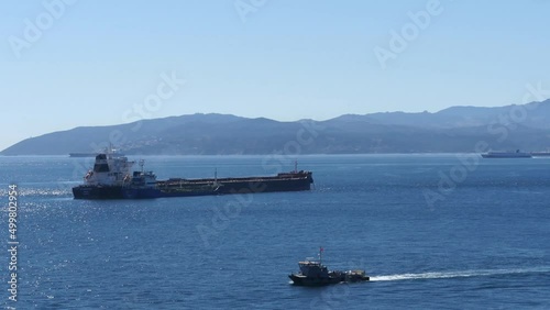 Time lapse of Gibraltar bay
