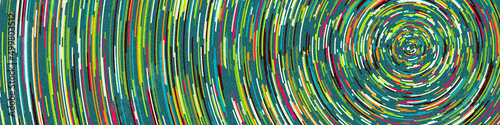 Colorful Universe Distribution Computational Generative Art background illustration