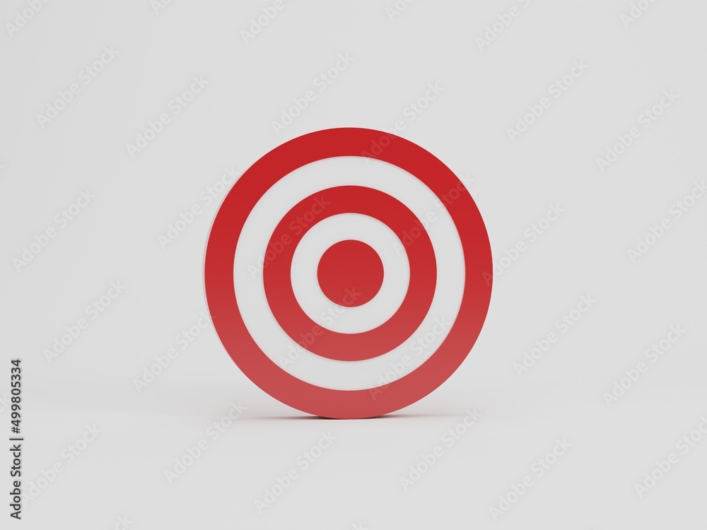 3d render, 3d illustration. Darts target or goal of success. Business target achievement, minimal concept. 3d render, 3d illustration. Darts target or goal of success. Business target achievement, minimal concept.