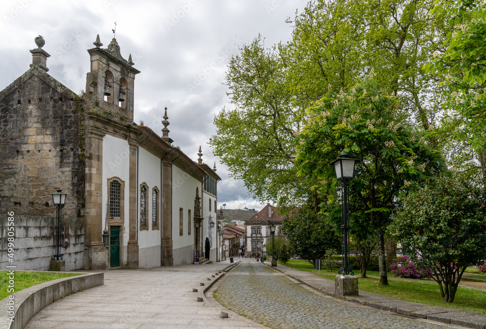 view of the Nossa Senhora do Carmo church in the Old Town of Guimaraes