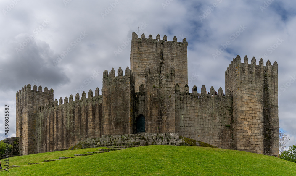 view of the 11th-century Guimaraes Castle