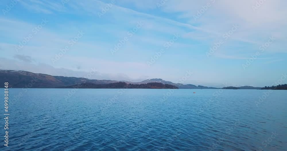 Aerial view of Loch Lomond, Nature Scotland Aerial view of Loch Lomond, Nature Scotland