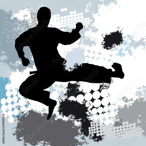 Martial art graphic.