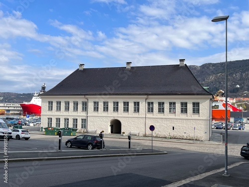 Pictures from historical Nordnes District Bergen Norway photo
